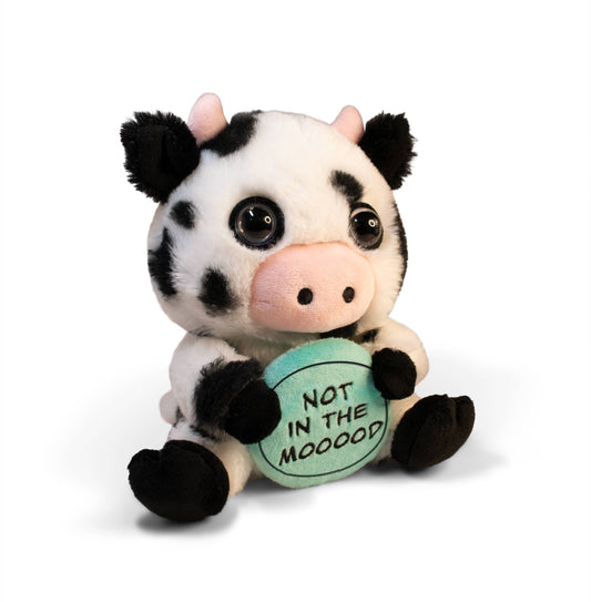"Not in the MOOOOD" Plush Cow