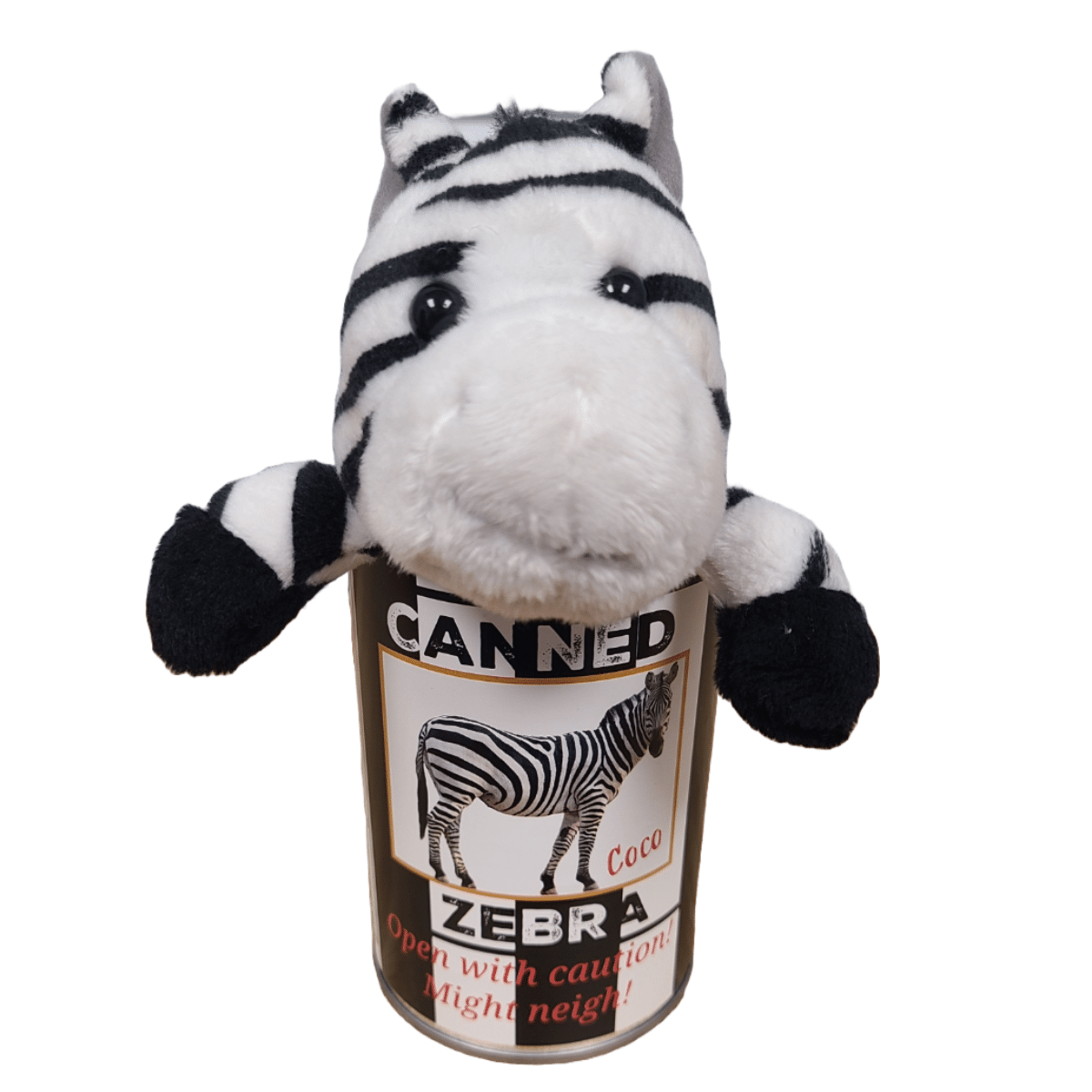Coco the Canned Zebra