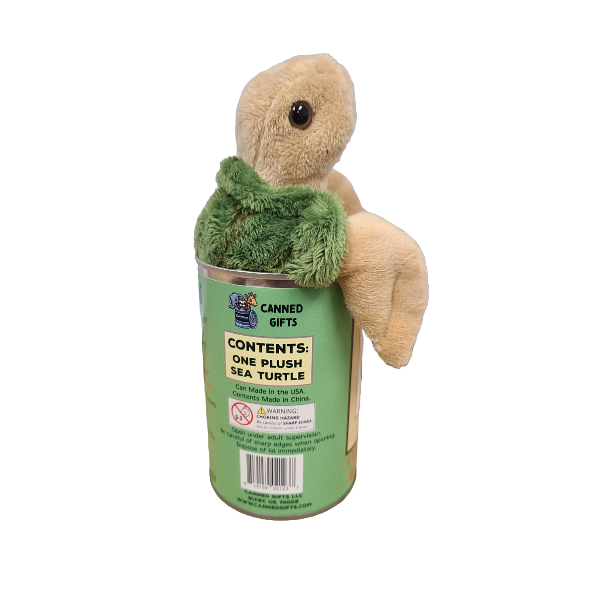 Canned Gifts - Charlie the Canned Sea Turtle