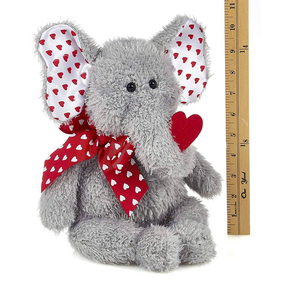 Valentine Collection - Hugh Loves You the Elephant - Bearington Collection