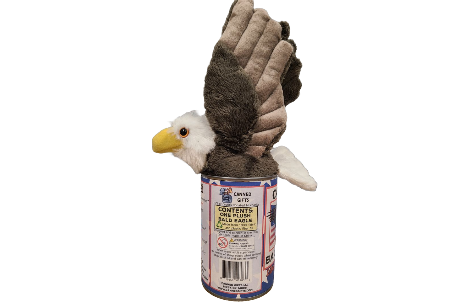 Canned Gifts - Liberty the Canned Bald Eagle