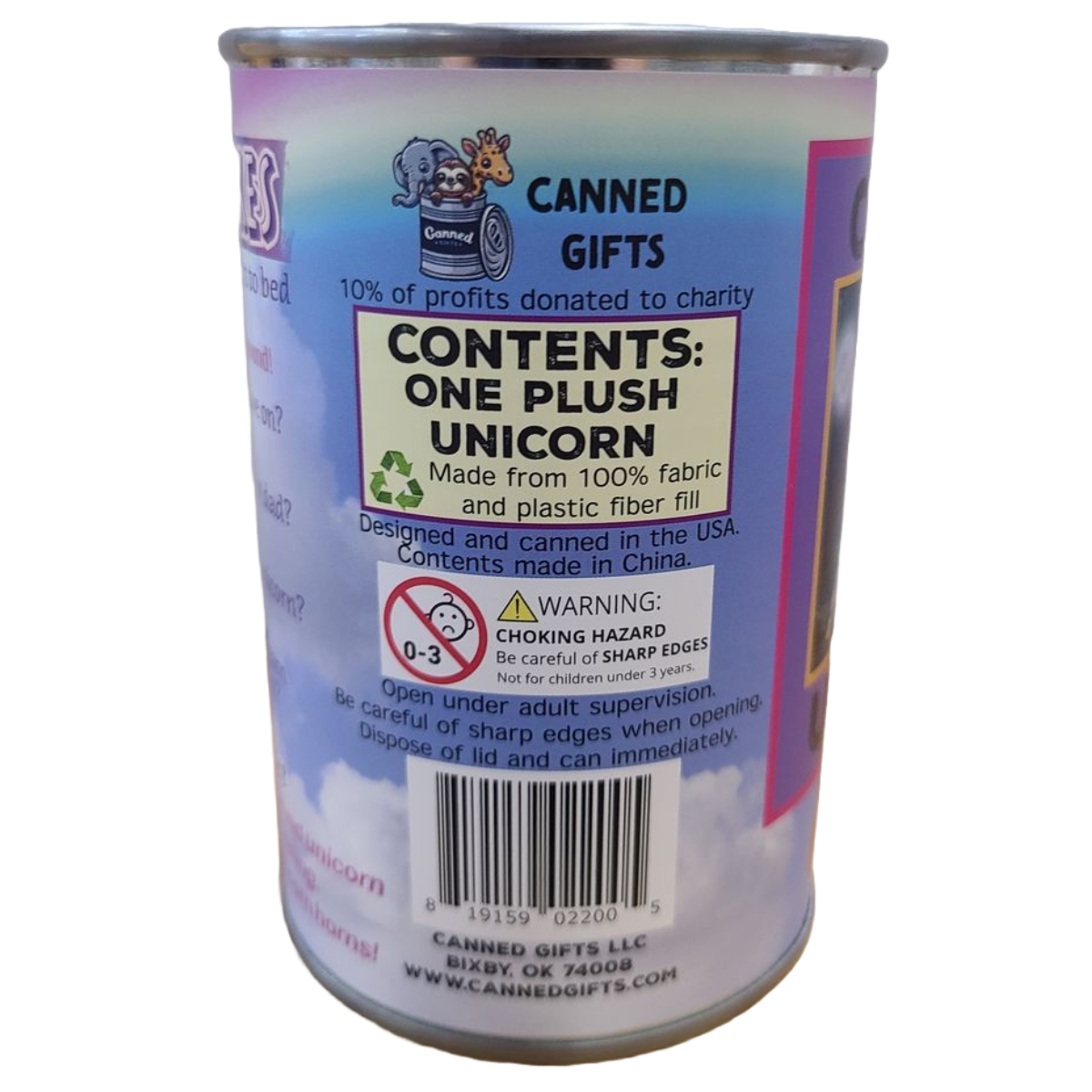 Canned Gifts - Starlight the Canned Unicorn
