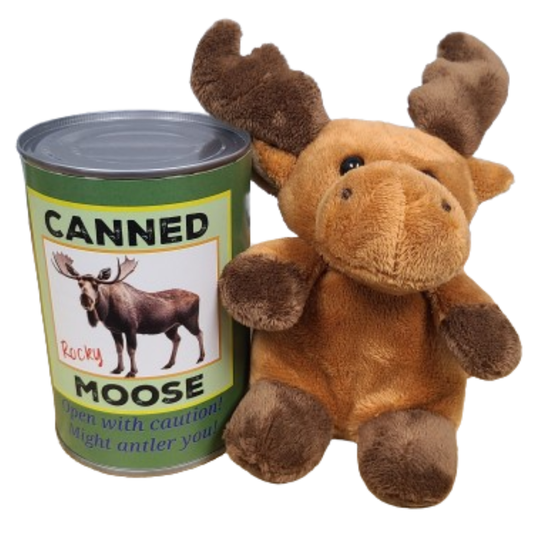 Canned Gifts - Rocky the Canned Moose