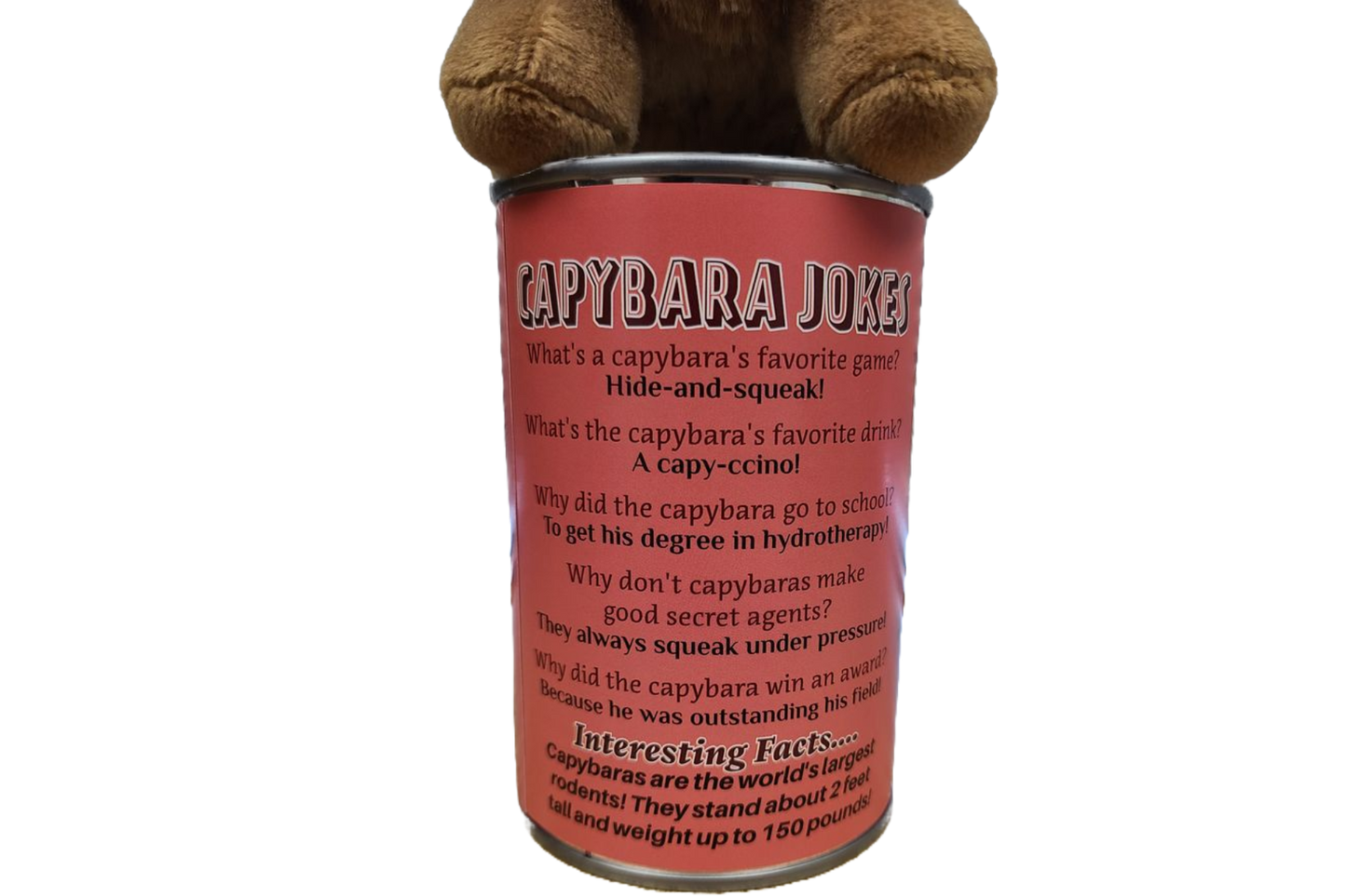 Canned Gifts - Steve the Canned Capybara