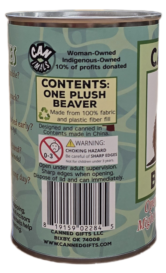 Chipper the Canned Beaver