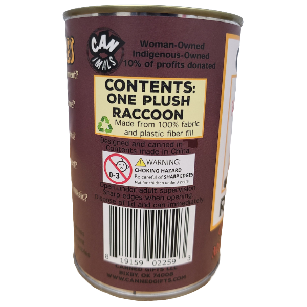 Rascal the Canned Raccoon