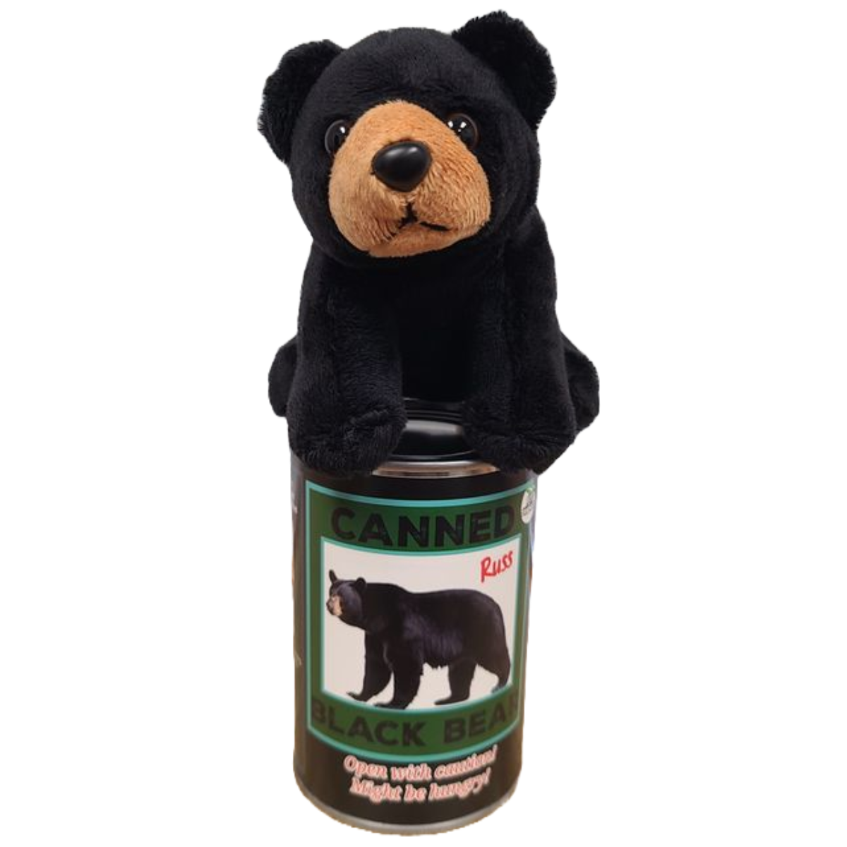 Canned Gifts - Russ the Canned Black Bear