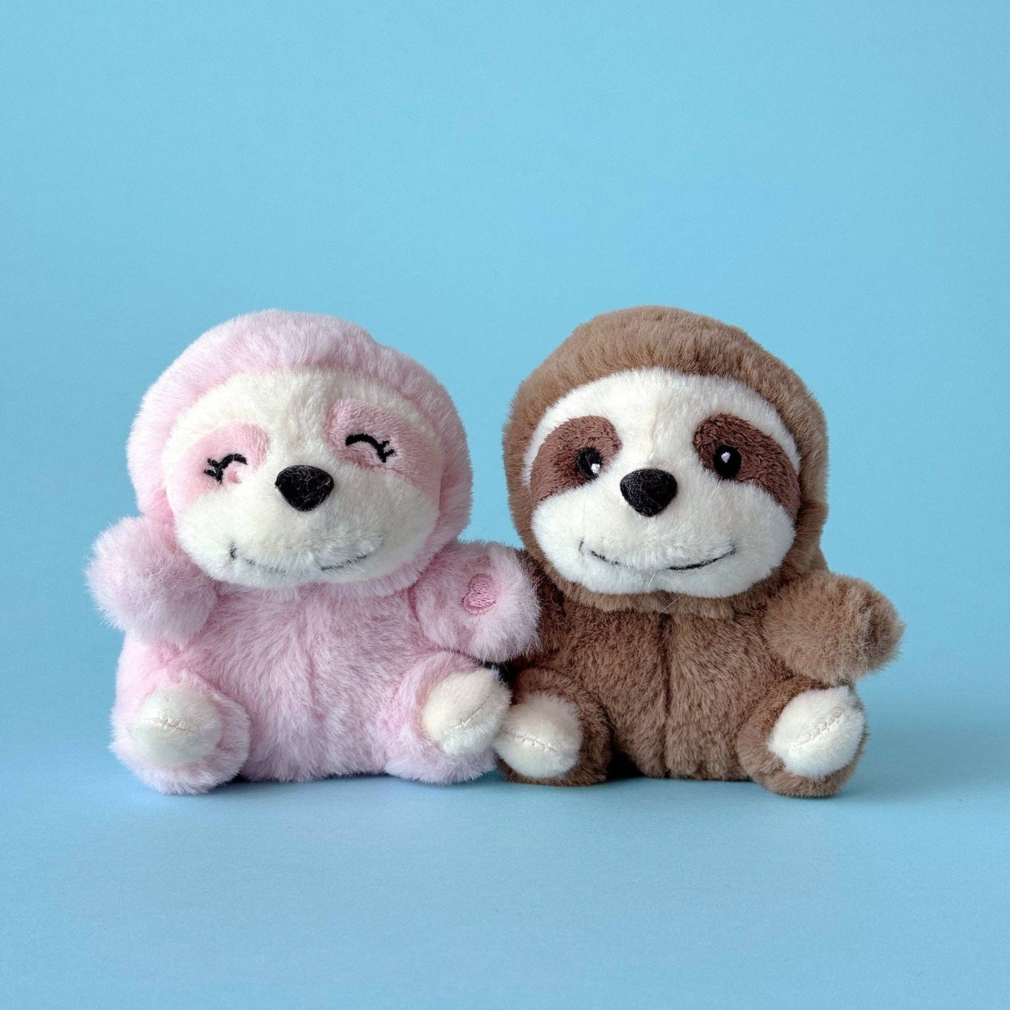 Valentine Collection - 4" Magnetic Sloth Keychain Pair