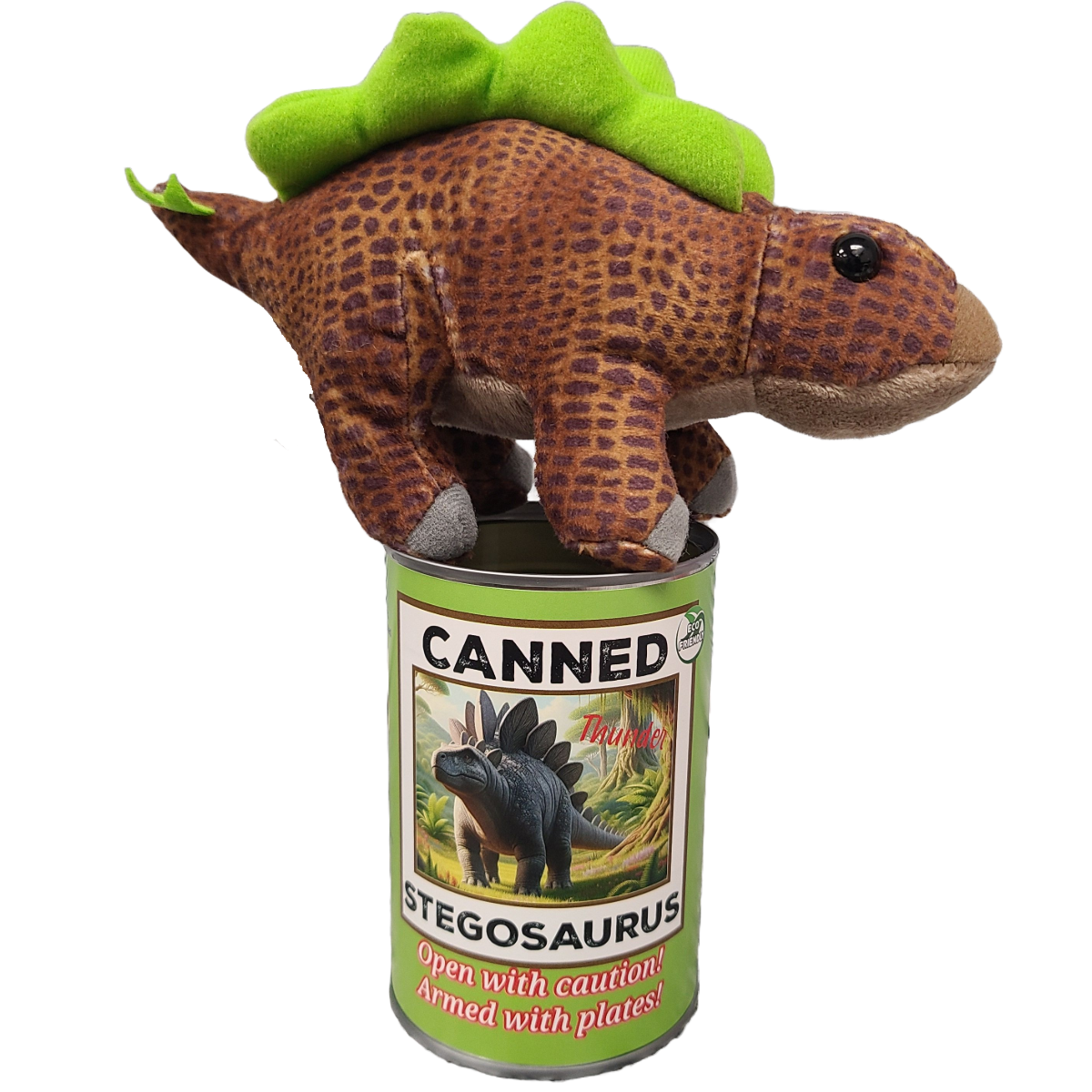 Canned Gifts - Thunder the Canned Stegosaurus