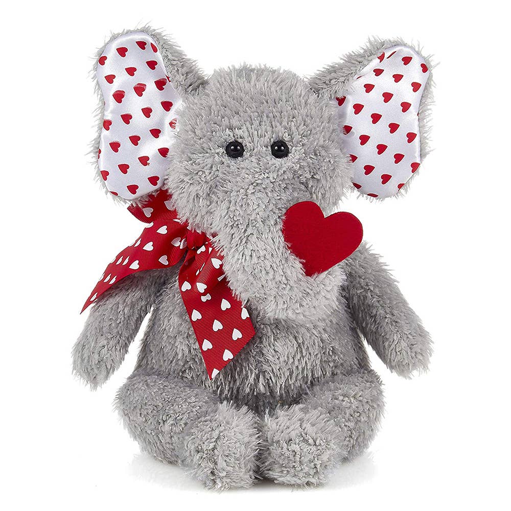 Valentine Collection - Hugh Loves You the Elephant - Bearington Collection